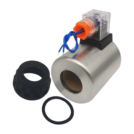 CEWKA ELEKTROZAWORU 6/2 24V 36W TRZPIEŃ 31 MM WTYCZKA + NAKRĘTKA Z ORINGIEM